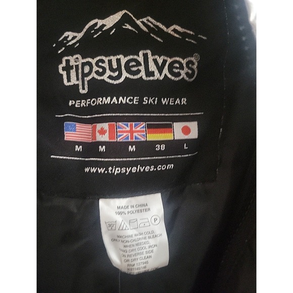 Tipsy Elves Size Medium Silver Bullet Ski Snowsuit Women Brand New With Tags - Picture 7 of 7